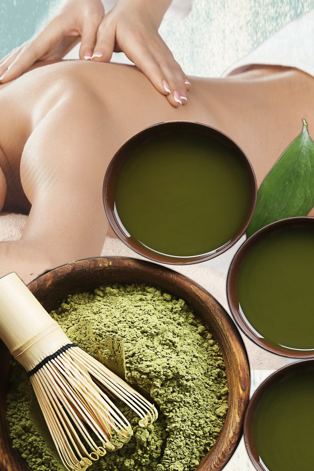 green tea mint massage