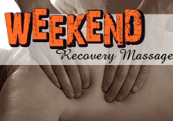 weekend recovery massage